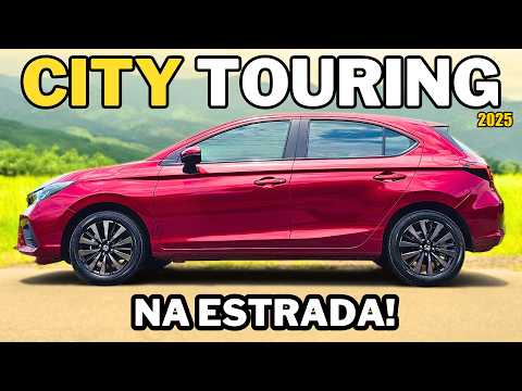 Honda City Touring 2025 evoluiu e continua muito econômico! Vale a Pena?