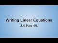 Exploring Linear Equations of Parallel and Perpendicular Lines