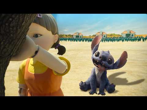 Stitch in Squid Game