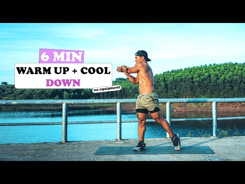6 MIN WARM UP + COOL DOWN#fitness #gym #workout