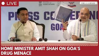 HM Amit Shah, Goa CM Pramod Sawant address narcotics control press conference in Goa