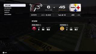 CPUvCPU Lg Wk 1: Falcons @ Steelers