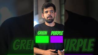Green Or Purple 🤔 #shorts #trending #viralvideo #mastersanker