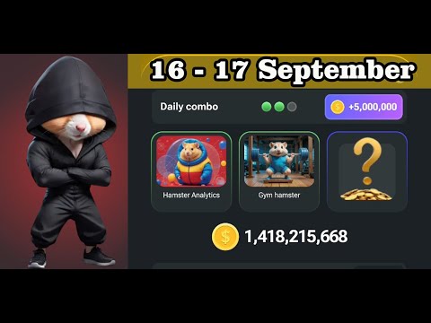 16 September Daily Combo Hamster Kombat Today