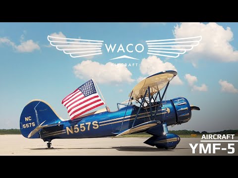 WACO YMF-5 classic modern airplane