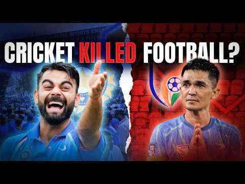 Football Vs Cricket - Why Do Indians Don't Watch Indian Football? How BCCI become rich ?  #cricket