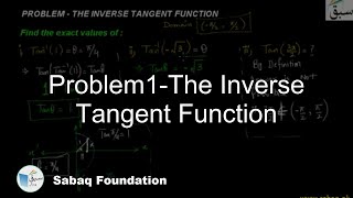 Problem1-The Inverse Tangent Function