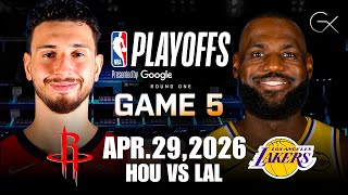 ROCKETS VS LAKERS | LIVE NBA PLAYOFFS Game 5 Play-By-Play Reaction & Scoreboard