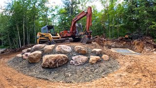 Site Work for a Tiny Bunker / Solar Battery Storage Room
