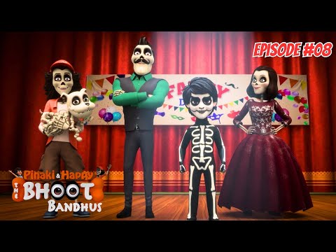 Pinaki & Happy-Bhoot Bandhus | Full Ep 08 | क्या Pinaki ki Family करेगी Fancy Dress में participate?