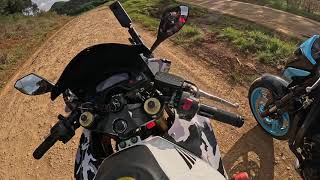 Fui de moto a uma estação de trem abandonada pt02 (ede 500)