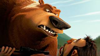 دب أليف يقرر ترك المدينة والعيش في الغابة| ملخص الجزاء الاول والثاني | ملخص فيلم Open Season