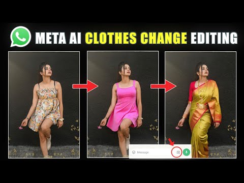 Meta Ai WhatsApp Photo Editing | Meta Ai Camera Option Not Showing | Meta Ai Dress Change Editing