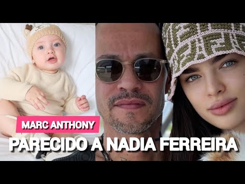 El increíble parecido del Hijo De Marc Anthony a su esposa Nadia Ferreira