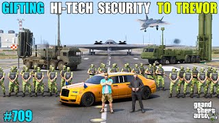 GTA 5 : MICHAEL GIFTING HI-TECH SECURITY TO TREVOR  | GTA 5 GAMEPLAY #709