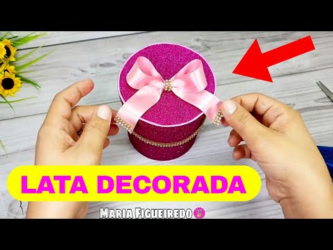Ideia INCRÍVEL com LATA DE LEITE | LATAS VAZIAS