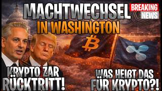 Machtwechsel in Washington❗ Krypto-Zar tritt zurück?! 😳 Was heißt das für Krypto?!