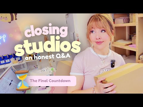 Closing My Studios 📦 Honest Q&A While Packing Orders | 1 Hour Special ☕ Coffee with Katnipp