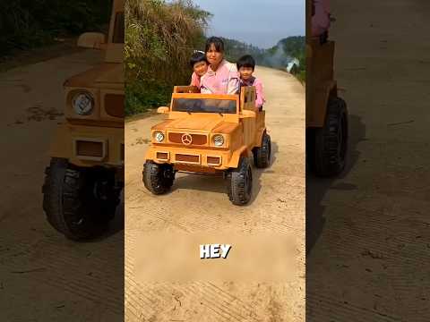 Zengin Kız Oğluma Laf Etti... Ama Cevabı Ahşap Araba Oldu#shorts #eğlencelivideolar !