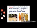 Food Preservation and Spoilage Concepts