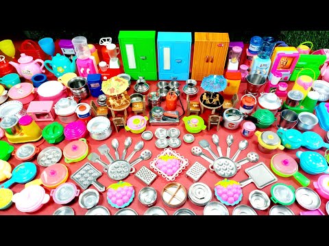 6 Minutes Satisfying with Unboxing Hello Kitty Kitchen Set | Cutee Sanrio Barbie ASMR Cooking Game