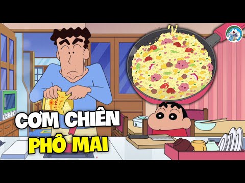 Shin Cậu Bé Bút Chì: Bố Hiroshi Làm Cơm Chiên & Cùng Dọn Bồn Cầu & Bạch Tuyết Đi Dạo | Shin