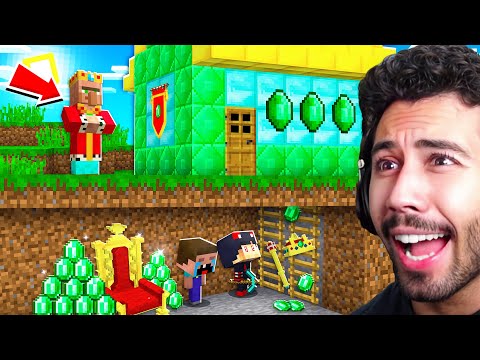 اكتشفنا نفق سري وغامض لملك القرويين في قرية ماين كرافت !!؟