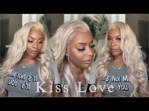 Wow Perfect Pre-toned / Pre Curled 13x4 Frontal Ash Blonde Wig