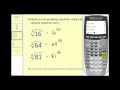 Evaluating Radical Expressions on a Graphing Calculator