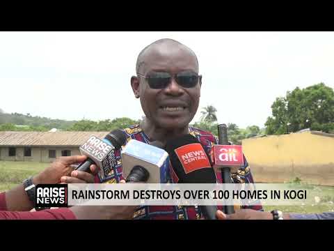 YouTube video thumbnail: Rainstorm Destroys Over 100 Homes in Kogi