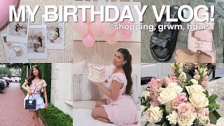 birthday weekend vlog 🎂 shopping, grwm, hauls, brunch + family