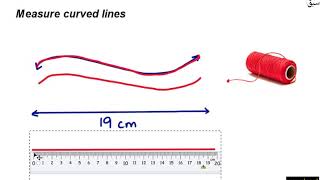 Measure curved lines