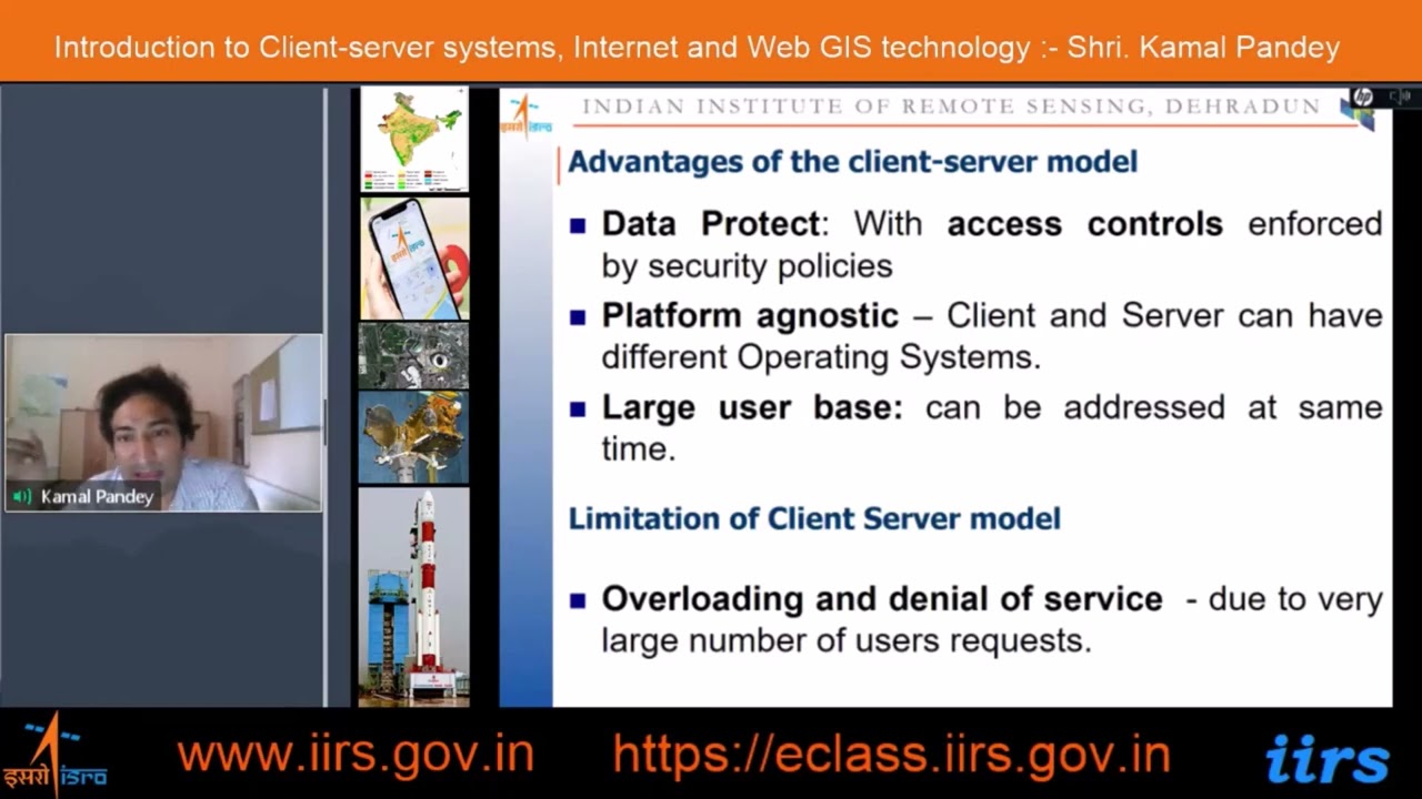 Introduction to client server systems, internet and web gis technology
