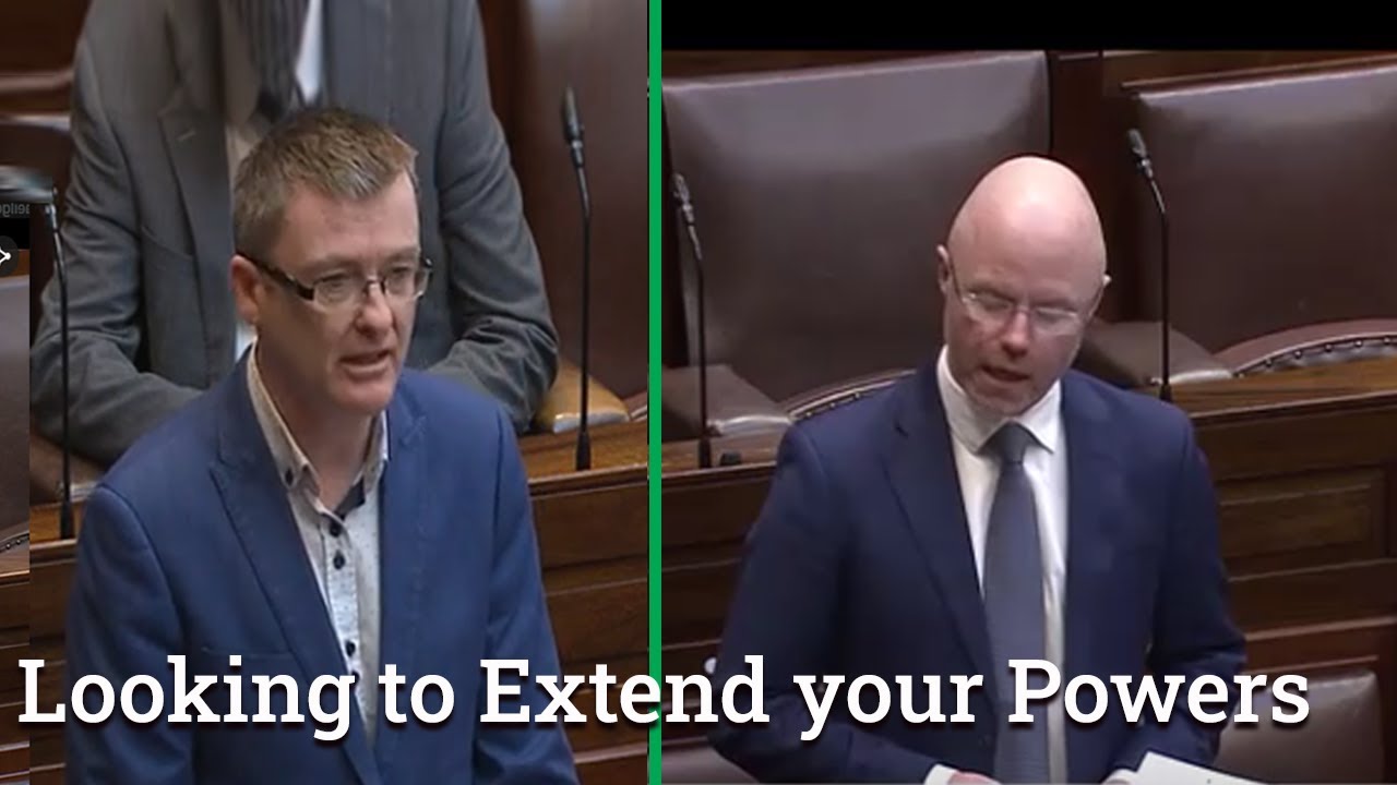Sinn Fein • Challenge Irish Health Minister as he tries to Extend Emergency Powers