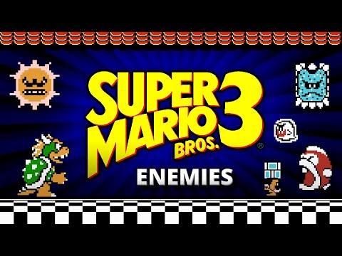 Top 10 Enemies in Super Mario Bros 3!