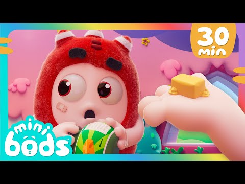 Snack Box Escape! | 30 Minutes of Minibods | Funny Preschool Cartoons for Toddlers