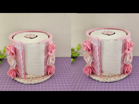 Porta papel higiênico com papelão | Faça você mesmo