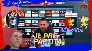 Il pre partita: Pisa-Genoa