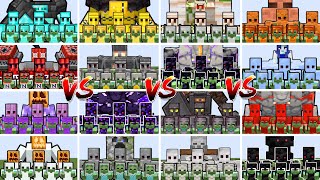 ALL MOB ARMOR ARMY TOURNAMENT | Minecraft Mob Battle