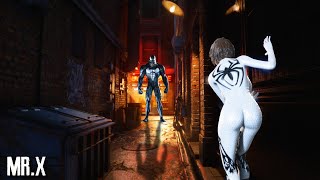 Resident Evil 3 Remake Jill with Spider-Gwen White Anti-Venom Costume Gameplay PC Mod