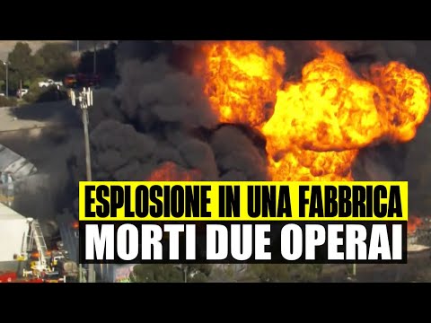 TERRIBILE ESPLOSIONE IN UNA FABBRICA: MORTI SUL COLPO DUE OPERAI