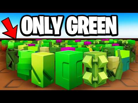 $0 to $1 Trillion Using ONLY GREEN Seeds in Grow A Garden!
