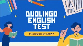 THE DUOLINGO ENGLISH TEST... HERE'S WHAT HAPPEN's