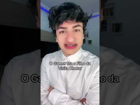 O Gamer fez o Filho da Visita Chorar #shorts