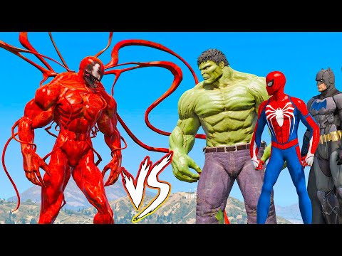 TEAM HULK vs CARNAGE - GTA V