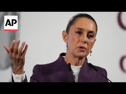 YouTube video thumbnail: Mexico's President Sheinbaum Says US can’t Replace Mexican Tomatoes