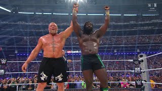 WWE SummerSlam 2026 Reactions: Oba Femi Defeats Brock Lesnar Inside Hell In A Cell!!!!