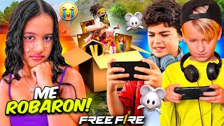 RATONES LE ROBAN LA CUENTA A MI HERMANA EN FREE FIRE 😭 LLORA