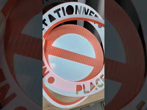 Merci pour mon panneau ! 😭😠#3D #diy #creation #voiture