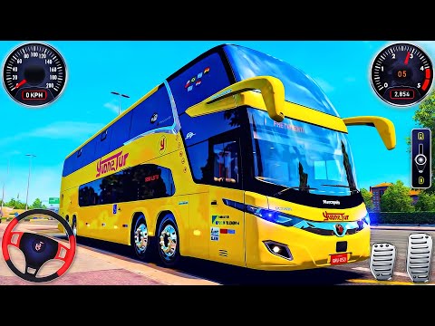 US Bus Driving City Simulator 3D - Real Coach Bus Driver - Android GamePlay